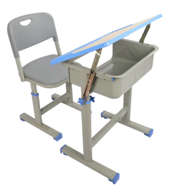 Adjustable Tilting Wooden Drafting Table Drawing Table With chair