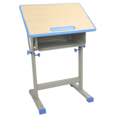 Adjustable Tilting Wooden Drafting Table Drawing Table With chair