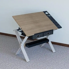 Lifting Art Workbench Industrial Metal Drafting Drawing Table