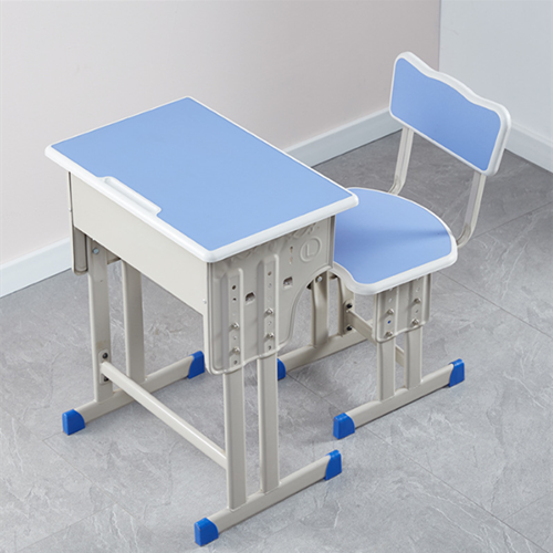 Cheap single school furniture set student table desk and chair