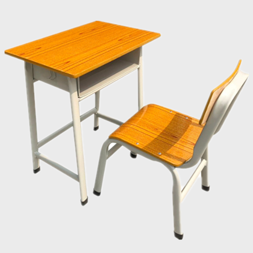 wooden school furniture classroom unipersonal student desk and chair