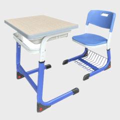 Design height adjustable school student ergonomic desk and chair
