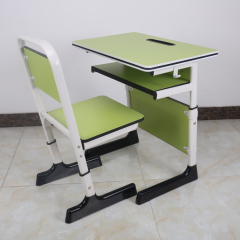 school furniture classroom single seat student kids desk and chair