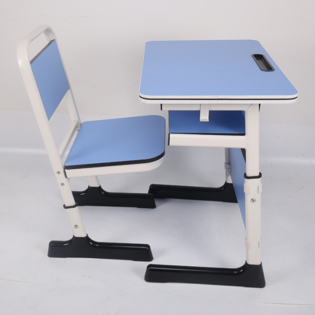 school furniture classroom single seat student kids desk and chair