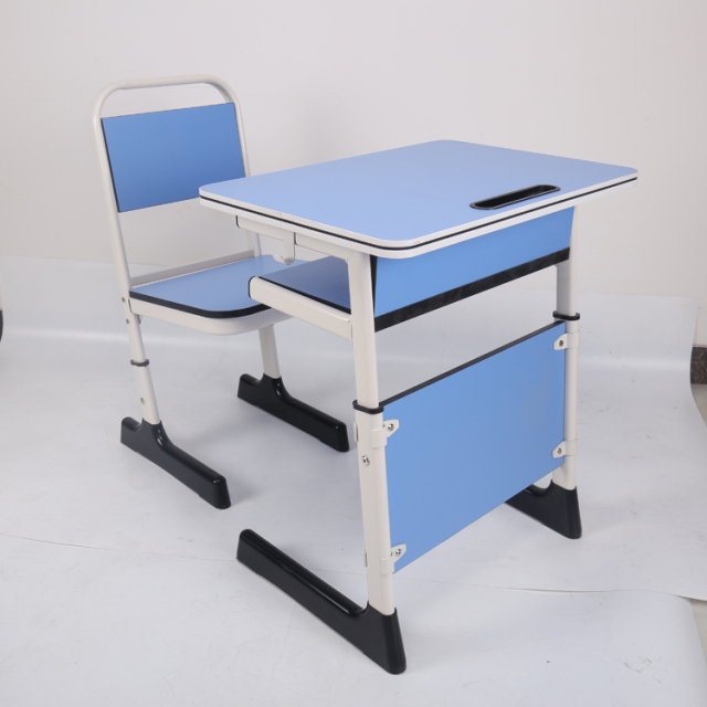 school furniture classroom single seat student kids desk and chair