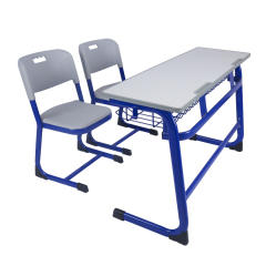primary school student classroom double desk and chair set
