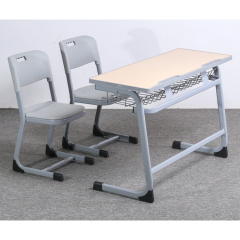 primary school student classroom double desk and chair set