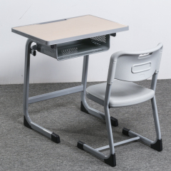 High school furniture modern adjustable student desk and chair