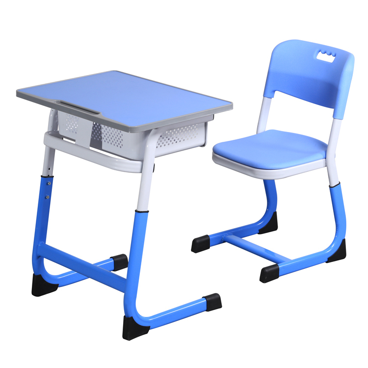 High school furniture modern adjustable student desk and chair