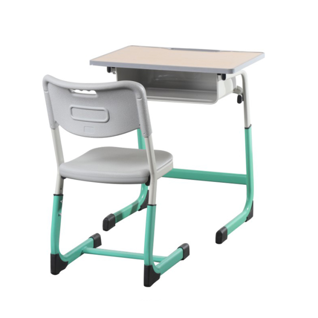 Adjustable classroom furniture school sets student desk and chair