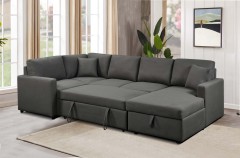 U Shaped Pull Out Sofa Bed