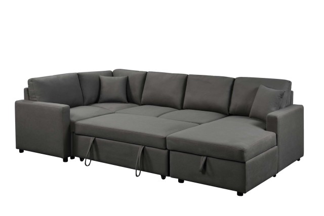 U Shaped Pull Out Sofa Bed