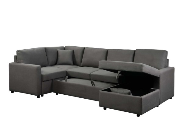 U Shaped Pull Out Sofa Bed