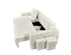 Innovative Double Sofa Bed with Storage Inside