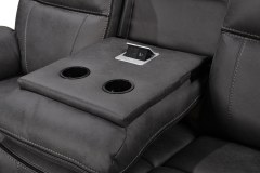 Adjustable Three Seater Manual Recliner Chair with Foot rest