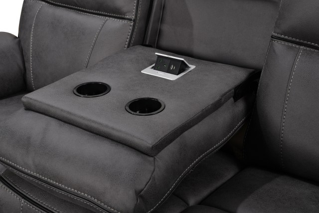 Adjustable Three Seater Manual Recliner Chair with Foot rest