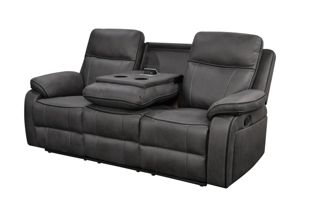Adjustable Three Seater Manual Recliner Chair with Foot rest