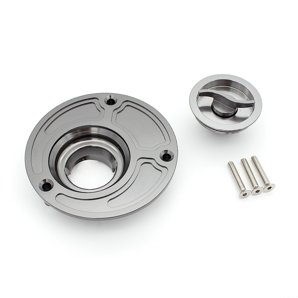 FXCNC Motorcycle--Fuel Tank Cap For R1 R1S R1M FAZER FZ1 FZ6/R FJR1300 All Year, FJ-09/MT-09 Tracer FZ-09 MT-09/SR MT-07 FZ-07 MT-10 FZ-10 YZF R3 R25 MT03 R125 XSR 700 900 ABS 2014-2020  Gas  Oil  Cover