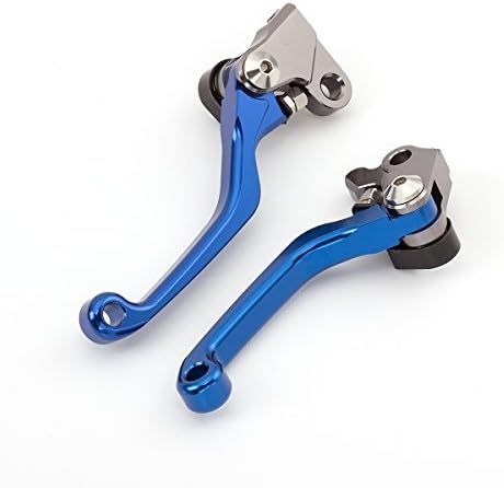 FXCNC CNC Aluminum Dirt Bike Pivot Brake Clutch Levers Compatible with TTR 125/LW/E 2000-2019, TT250R/RAID 1993-1997, Serow 225 250 1986-2020, XT250 2008-2020