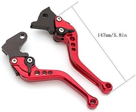 FXCNC CNC Aluminum Short Adjustable Brake Clutch Levers Compatible with Benelli TNT125 TNT135 TNT 125 135 2016 2017 2018 2019 2020 2021