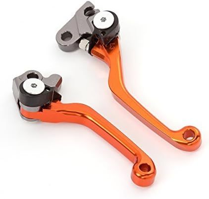 FXCNC CNC Aluminum Dirt Bike Pivot Brake Clutch Lever Set Compatible with 65SX 65XC 2014-2021, 85SX 2013-2021, Freeride 350 250R 2014-2017