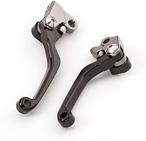 FXCNC CNC Aluminum Dirt Bike Pivot Brake Clutch Levers Compatible with TRX400EX TRX 400 EX 1999 2000 2001 2002 2003 2004 2005 2006 2007 2008