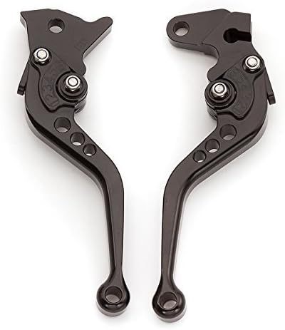 CNC Aluminum Short Adjustable Brake Clutch Levers Compatible with RC125/125 Dk 2014-2020, 200 Dk/RC200 2014-2016, 390 Dk/RC390 2013-2020, Svartpilen 401 2018-2020