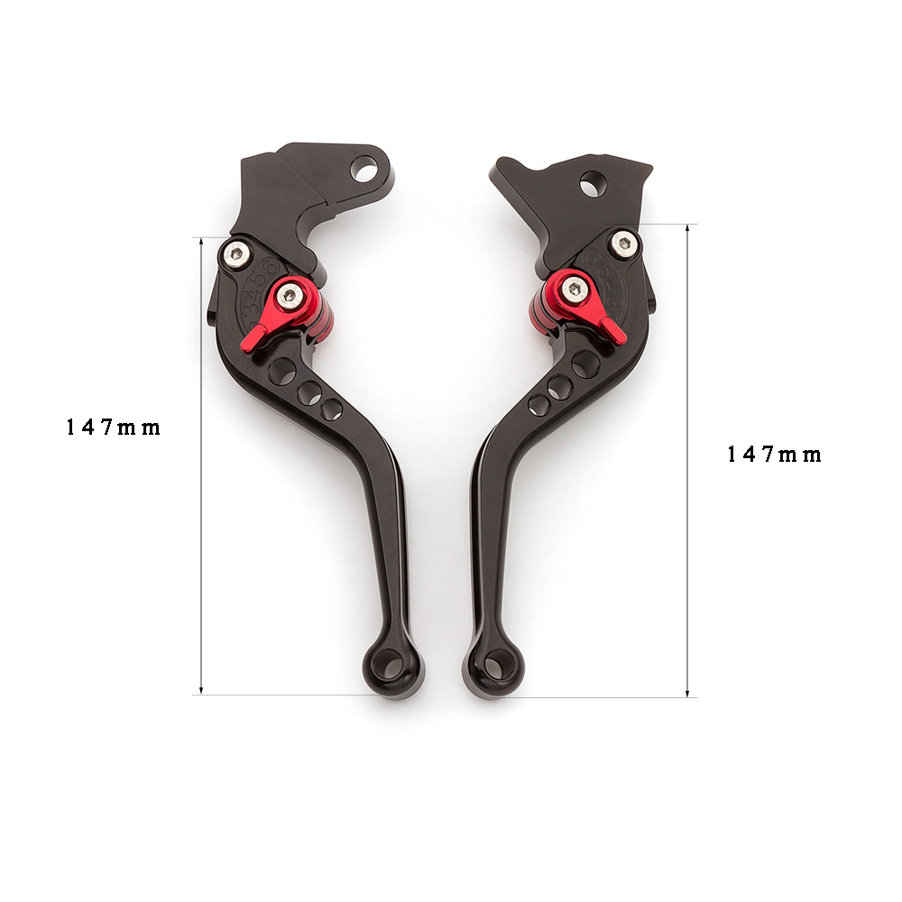FXCNC CNC Aluminum Short Adjustable Brake Clutch Levers Compatible with YFM700 Raptor 700 R 2008-2022, YFZ450 YFZ450R YFZ450X 2008-2020, YFM250 Raptor 2008-2013, Raptor 250R 2011