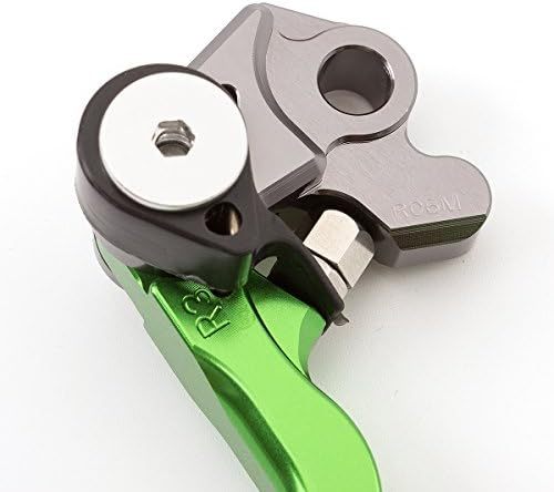 FXCNC Aluminum Dirt Bike Pivot Brake Clutch Levers Compatible with KLX140 KLX140L 2008-2021, KLX140G 2017-2021