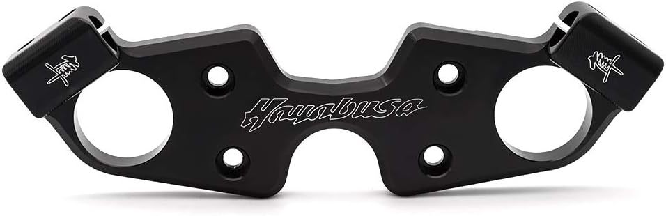 CNC Motorcycle Lowering Triple Tree Front End Upper Top Clamp Compatible with GSX1300 Hayabusa GSXR1300 1999-2020 2007 2008 2009 2010 2011 2012 2013 2014 2015 2016 2017 2018 2019