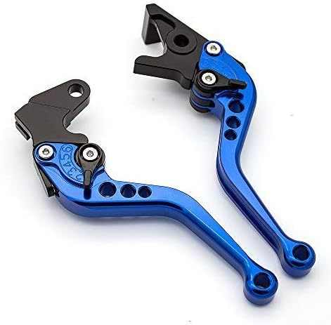 FXCNC Aluminum Short Adjustable Brake Clutch Levers----For RC125/125 Dk 2014-2020, 200 Dk/RC200 2014-2016, 390 Dk/RC390 2013-2020, Svartpilen 401 2018-2020