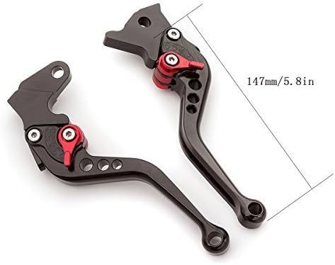 Short Adjustable Brake&Cluctch Lever -- For Ducati Hypermotard 1100/S/EVO SP 2007-2012, Scrambler Cafe Racer 2019-2020