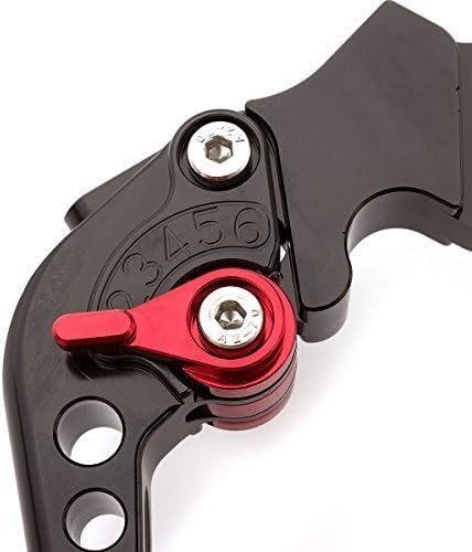 Short Adjustable Brake&Cluctch Lever -- For Ducati Tuono/R 03-10,CAPANORD 1200/Rally 14-17,DORSODURO 1200 11-16,MS4/MS4R 01-06,GT 1000 06-10