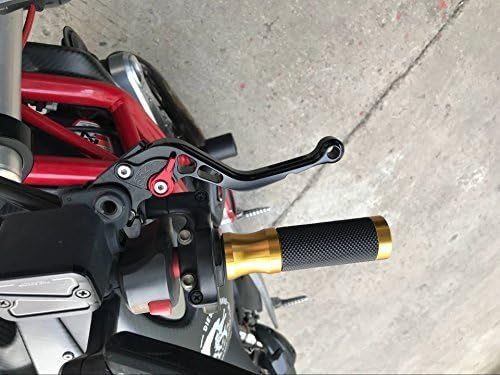 Short Adjustable Brake&Cluctch Lever -- For Ducati 400 Monster 04-07,Monster 620 MTS 03-06,695 Monster 07-08,696 Monster 09-14,796 Monster 11-14,Monster S2R 800 05-07