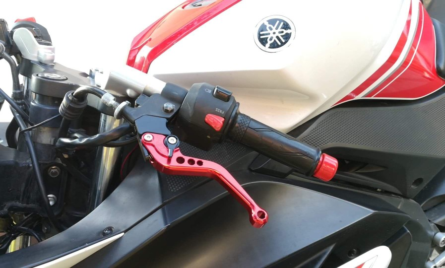 Short Adjustable Brake&Cluctch Lever -- For Yamaha FJR 1300 2003, Buell 1125R 08-09, ZX7R ZX7RR 89-03, RX1100/1200 99-07