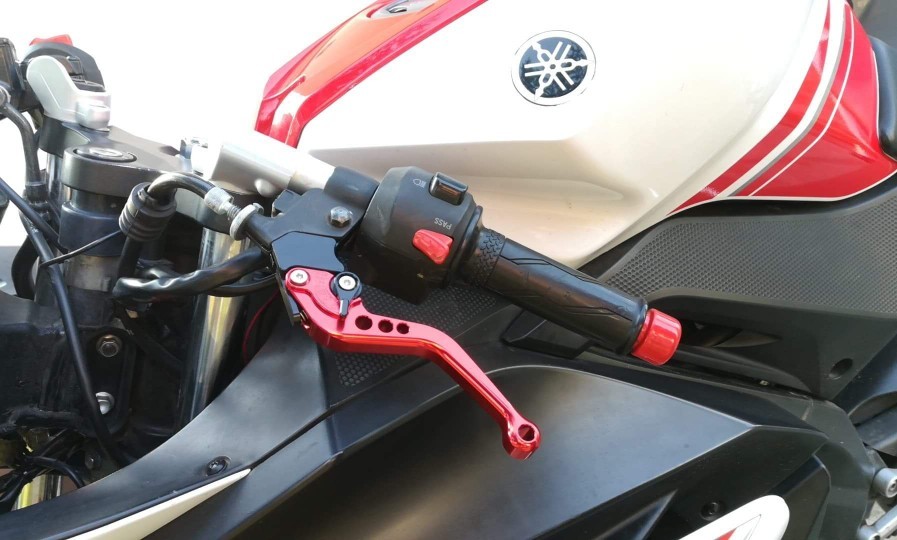 Short Adjustable Brake&Cluctch Lever -- For Yamaha YZF R3 2015-2020, YZF R25 2015-2018, MT-03 2016-2020,  MT25 2015-2021