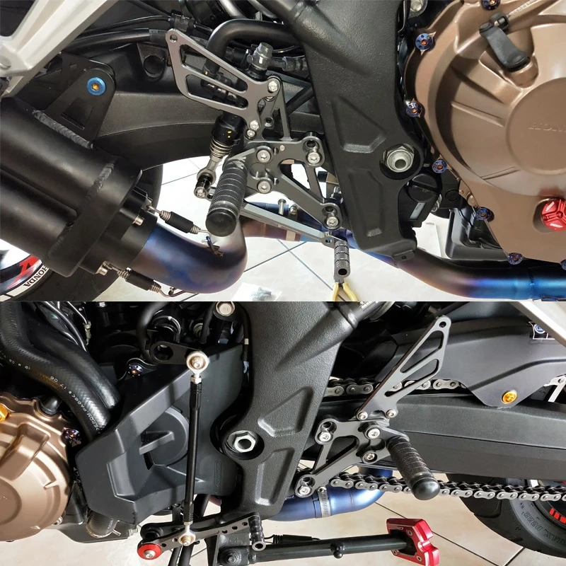 For Honda CBR650F CB650F CBR 650F 2014 2015 2016 2017 2018 Motorcycle Rearset Rear Set Footpeg Footrest Footpeg Foot Peg Pedal