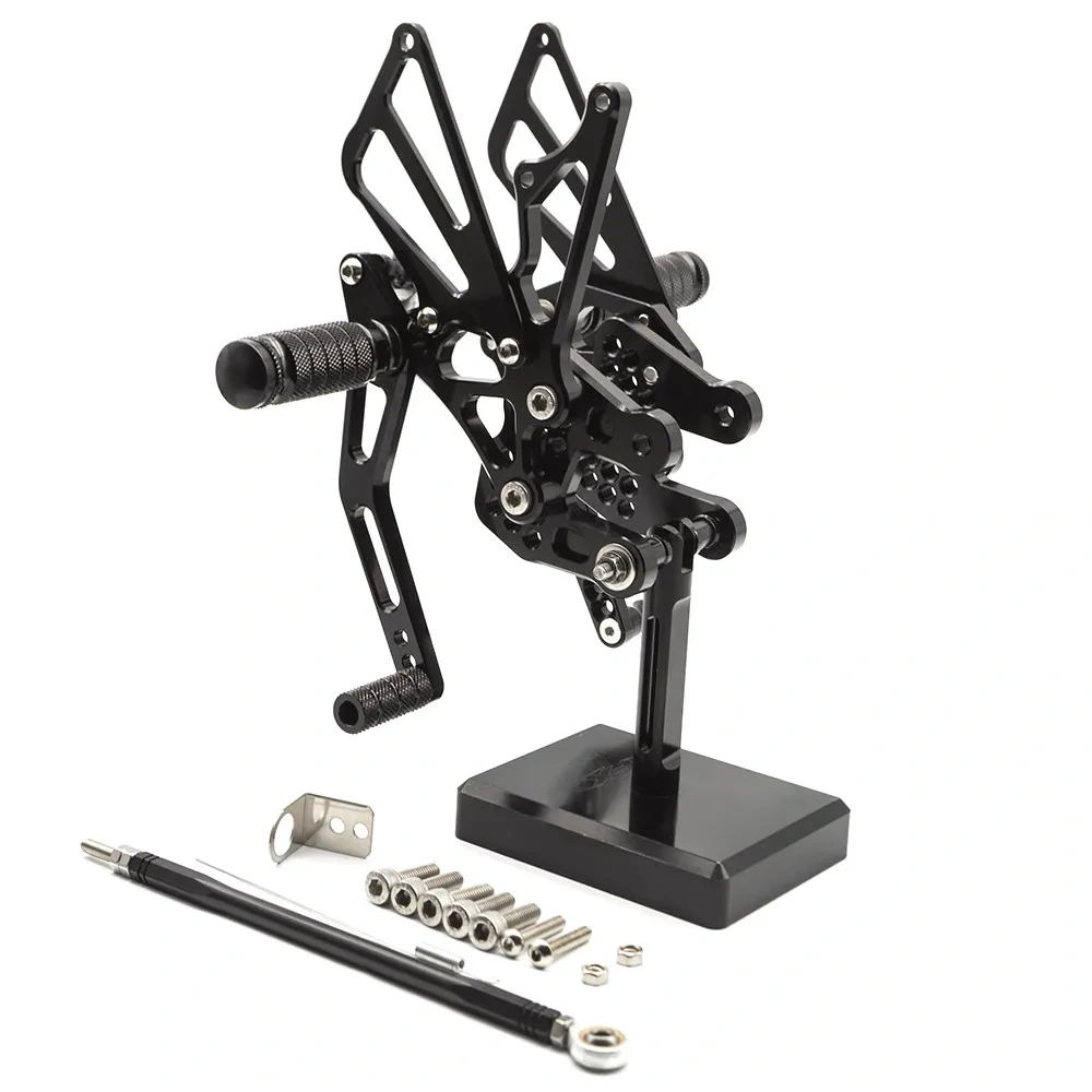 For Suzuki GSXR1000 GSXR GSX-R 1000 K7 K8 2007 2008 Motorcycle Aluminum Footrest Adjustable Footpeg Foot Pegs Rearset Rear Set