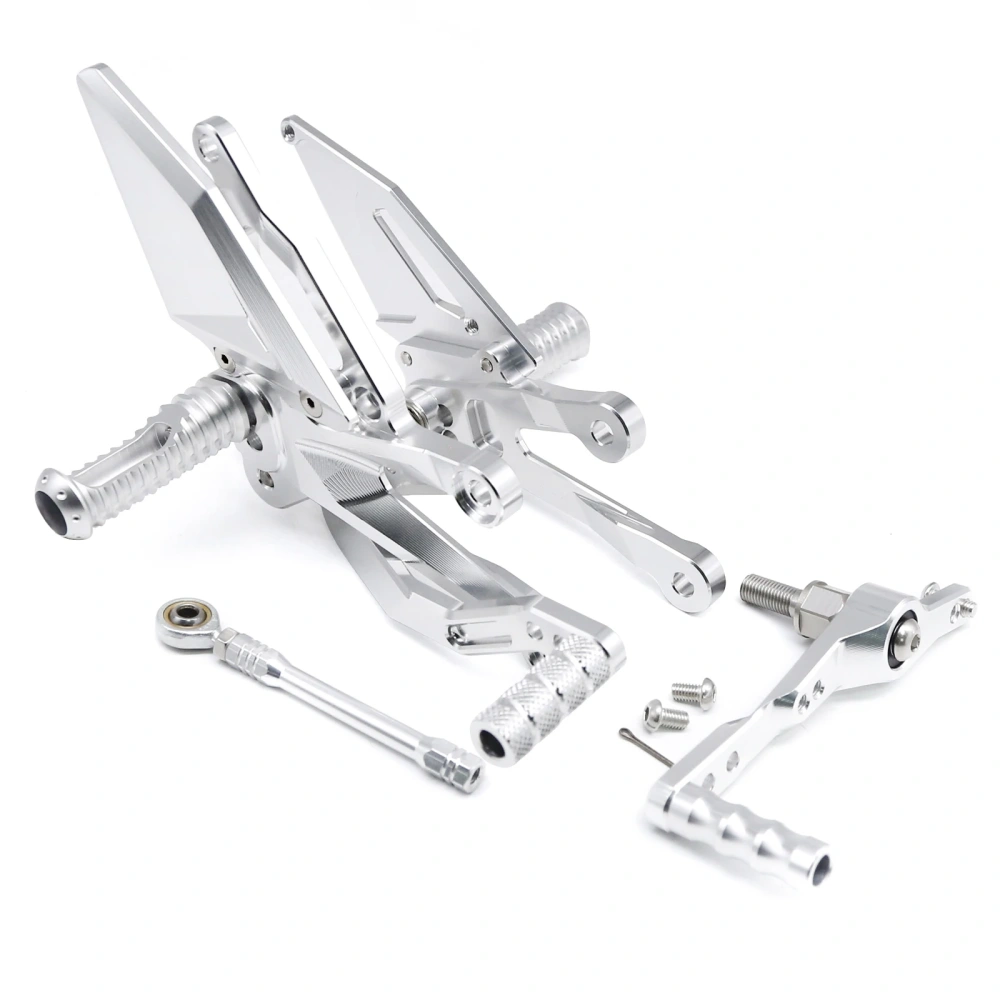 FOR Yamaha YZF-R7 YZF R7 2021 2022 2023 CNC Aluminum Rearset Footrest Footpeg Rear Set YZFR7 Foot Pegs Pedal Accessories Chrome