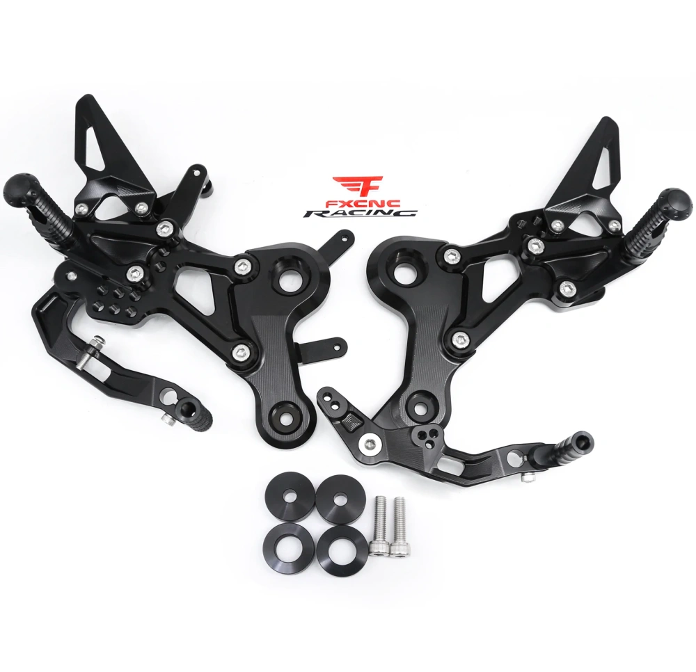 FOR CFMOTO CF Moto 450SR CF450SR 450 SR CNC Adjustable Motorcycle Footrest Rear Set Rearsets Foot Pegs Pedal Footpeg