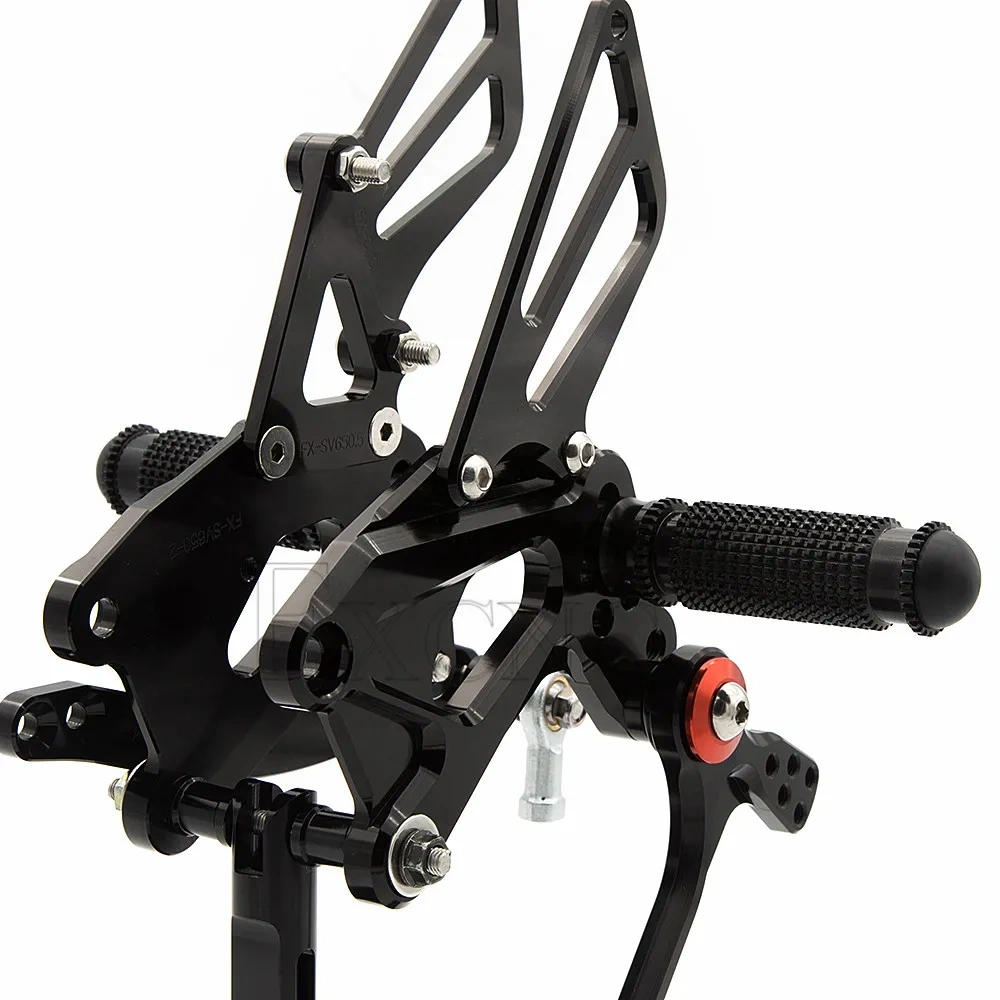 For Suzuki SV650 SV650S SV 650 2015 2016 2017 2018 2019 2020 2021 2022 2023 2024 CNC Rearset Footrest Footpeg Rear Set Foot Peg