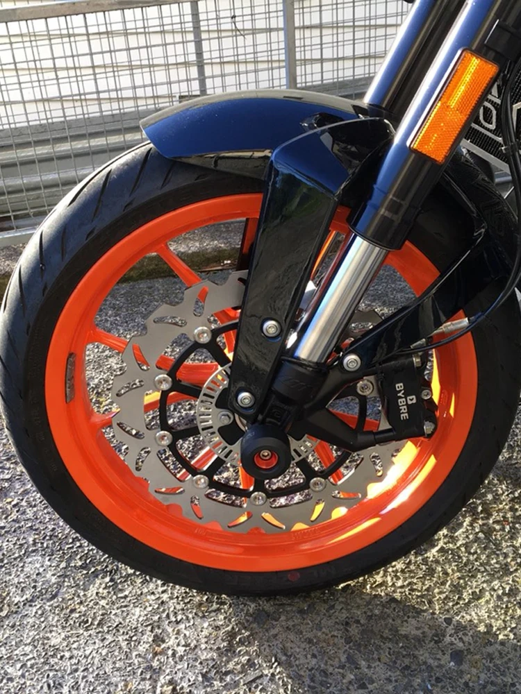 300mm 230mm Motorcycle Front Rear Brake Disc Rotor Black Set For RC125 RC200 RC390 DK RC 125 200 390 2013 2014 2015 2016
