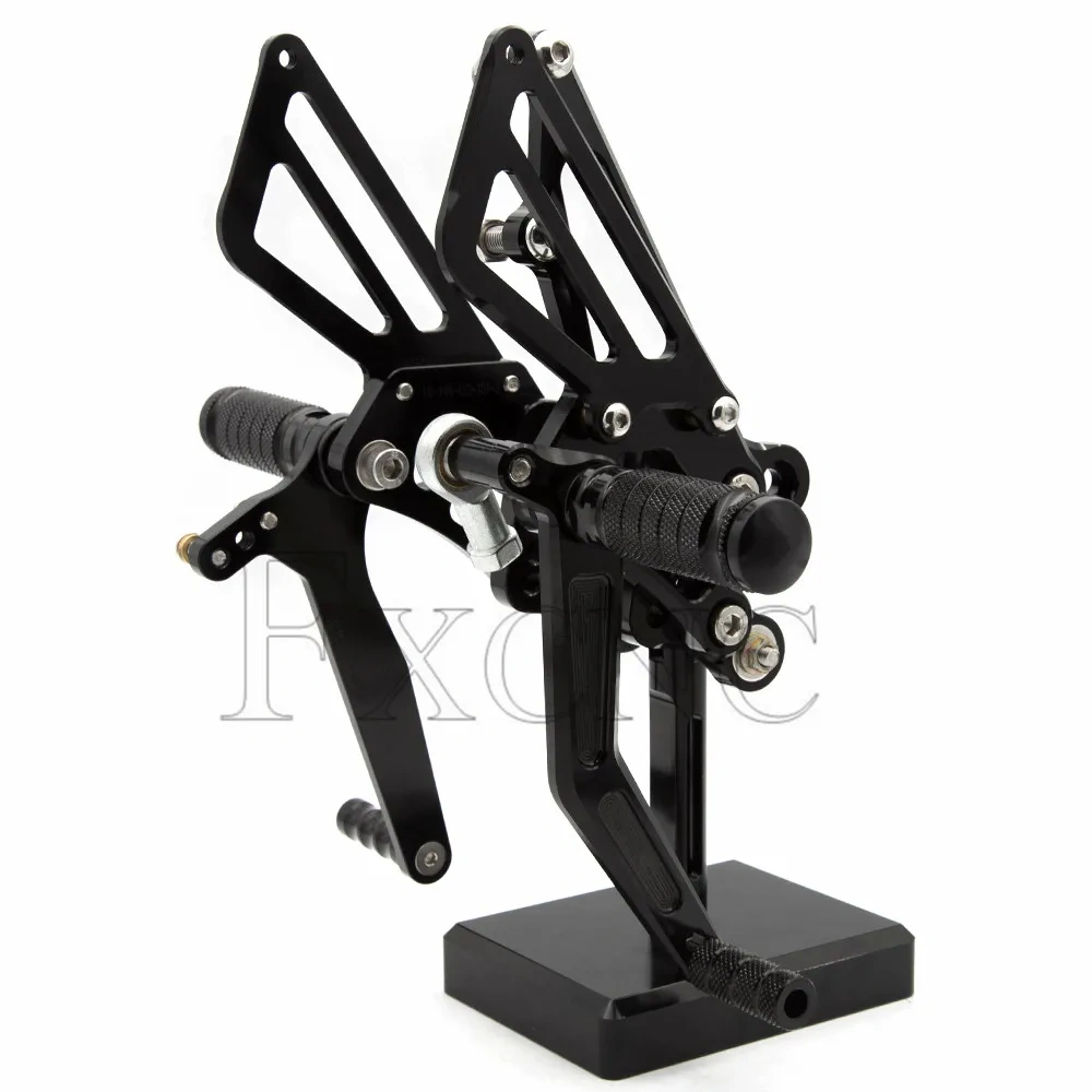 CNC Rearset Footpeg Footrest Rear Set For Kawasaki Ninja ZX-14R ABS ZX14R ZX 14R ZZR1400 2012-2017 2018 2019 2020 2021 2022 2023