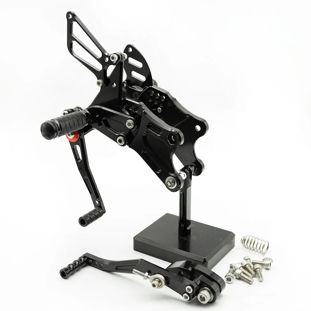 For Suzuki GSXR1000 GSX-R1000 GSXR 1000 2017 2018 2019-2023 Motorcycle Adjustable Racing Footpeg Rearset Footrest Rear Set Foot