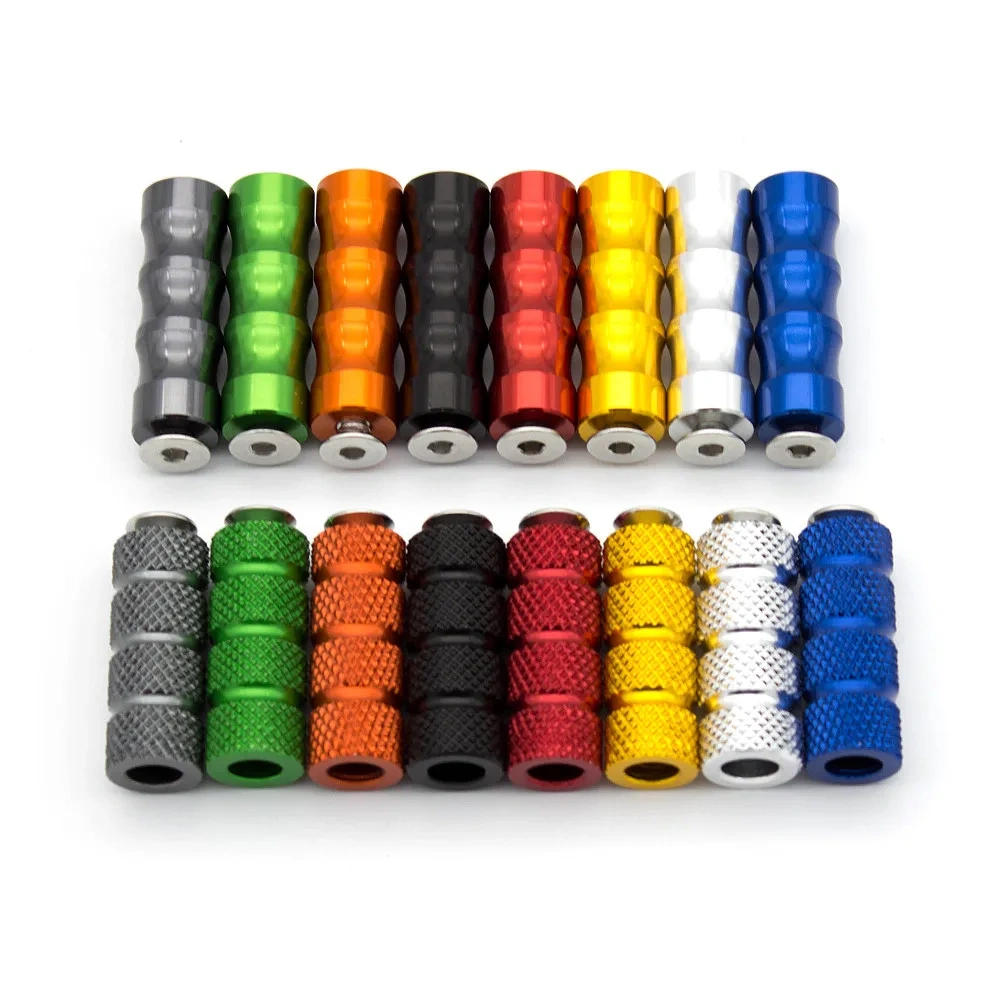 2 Pairs CNC 6mm Universal Footpeg Rearset Foot Peg Pedal Gear Shift Lever Toe For Yamaha Honda Suzuki Kawasaki BMW Aprilia Ducat