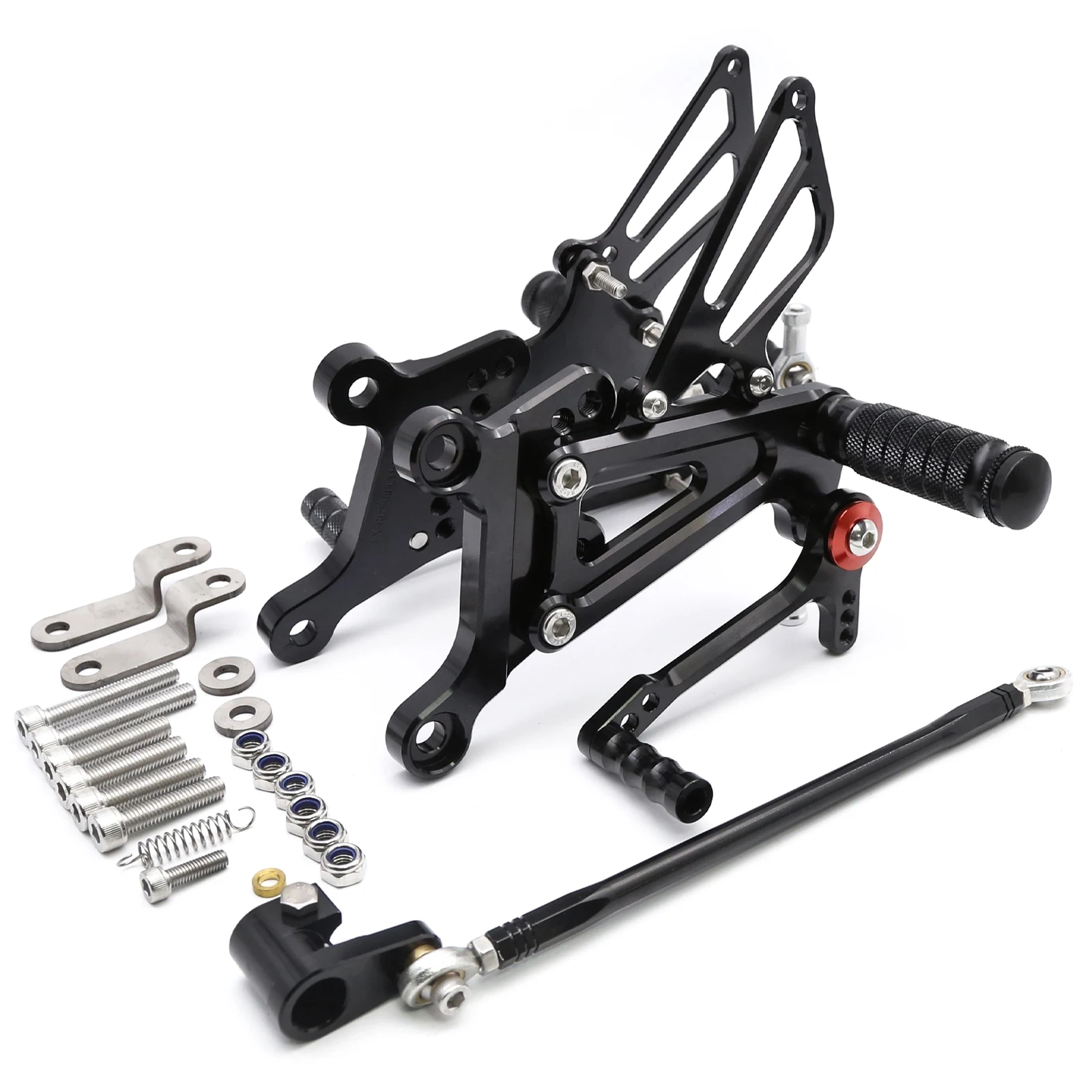 CNC  Adjustable Motorcycle Footrest Rear Set Rearsets Foot Pegs Pedal Footpeg FOR Aprilia RS125 2T RS 125 2001-2011 2012 2013