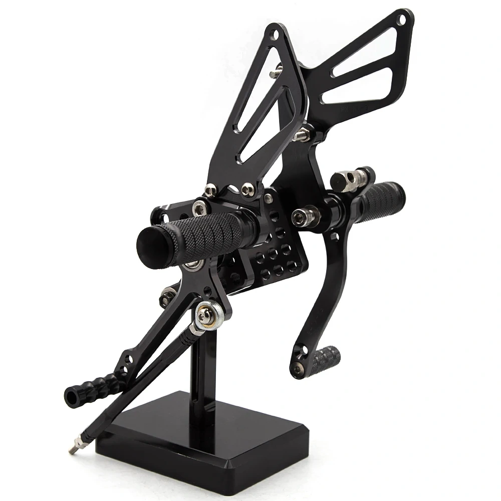 Ship From France For Suzuki GSXR600 GSXR750 GSX-R 600 750 K1 K2 K3 K4 K5 1996-2005 CNC Footpeg Footrest Rearset Rear Set Foot