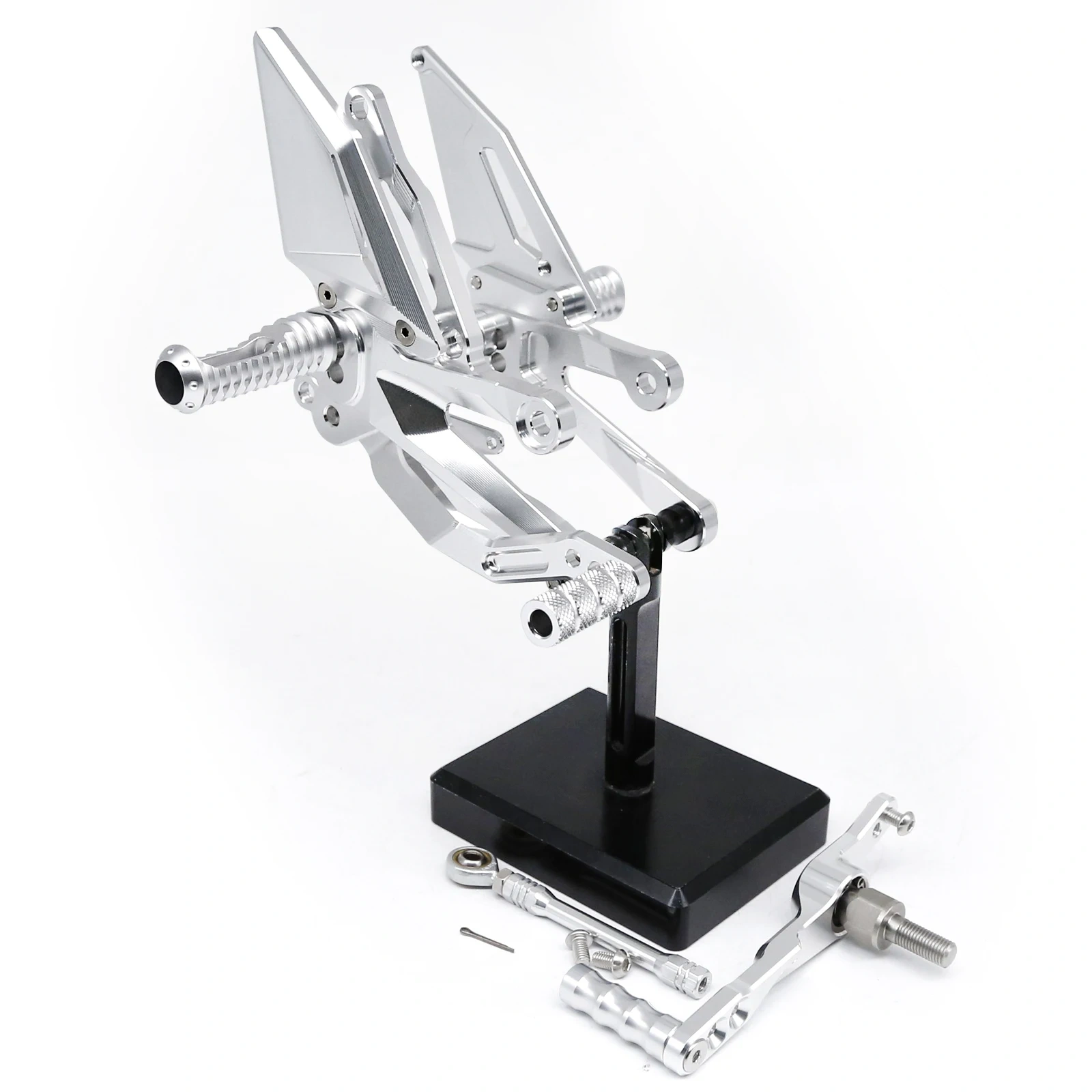 FOR Yamaha YZF-R7 YZF R7 2021 2022 2023 CNC Aluminum Rearset Footrest Footpeg Rear Set YZFR7 Foot Pegs Pedal Accessories Chrome