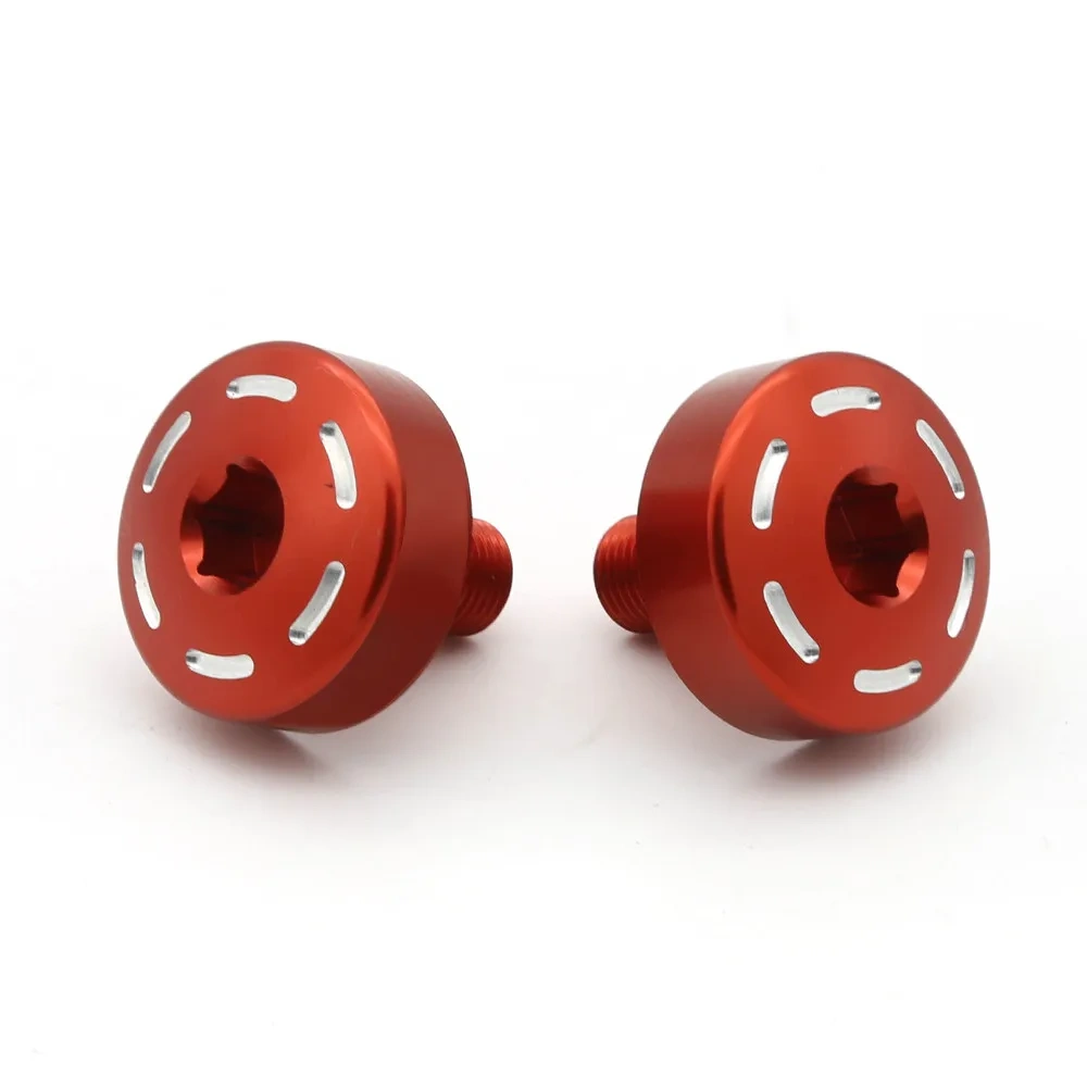 For Ducati Monster 696 CNC Aluminum Motorcycle Frame Screw Rearset Footpeg Fixed Hole Bolts Plug Decoration Cover M12 x 1.25mm