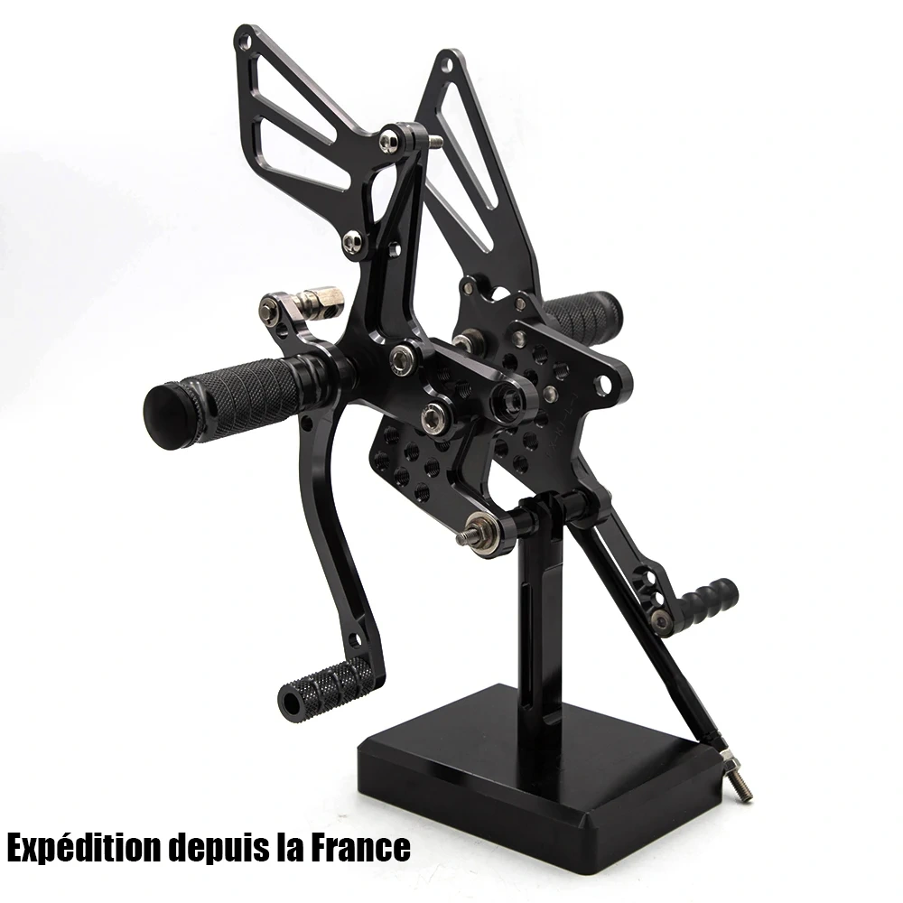 Ship From France For Suzuki GSXR600 GSXR750 GSX-R 600 750 K1 K2 K3 K4 K5 1996-2005 CNC Footpeg Footrest Rearset Rear Set Foot